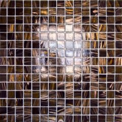 Мозаика из смальты HK-18 (327х327х4 мм) шоколадное золото Elada Mosaic