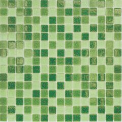 Мозаика из смальты MC109 (327х327х4 мм) зеленая Elada Mosaic