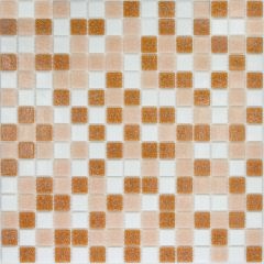 Мозаика из смальты MC125 (327х327х4 мм) светло-коричневая Elada Mosaic