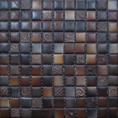 Мозаика SН-W2564 (300х300х6 мм) шоколадная Elada Mosaic