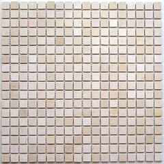 Мозаика каменная Sorento-15 slim (Matt) 4mm 305х305 бежевая Bonaparte mosaic