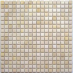Мозаика каменная Sorento-15 slim (POL) 4mm 305х305 бежевая Bonaparte mosaic