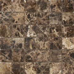 Мозаика каменная Granada-48 7х305х305 коричневая Bonaparte mosaic