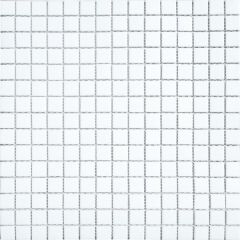 Мозаика из смальты A11 (327х327х4 мм) белая Elada Mosaic