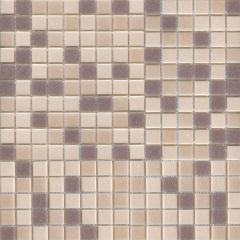 Мозаика из смальты MCD001 (327х327х4 мм) бело-персиковая Elada Mosaic