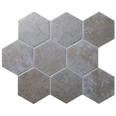 Мозаика керамическая Agate Grey 295х256х6.5 серая Bonaparte mosaic