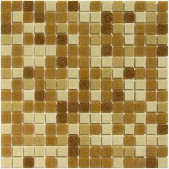 Мозаика стеклянная Aqua 300 (на бумаге) 327х327 коричневая Bonaparte mosaic