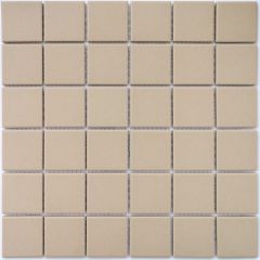 Мозаика керамическая Arene Beige 6х306х306 бежевая Bonaparte mosaic