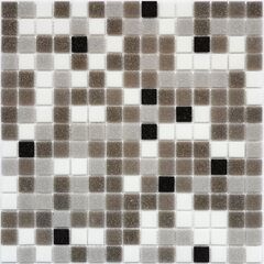 Мозаика стеклянная Aspect 327х327 коричневая Bonaparte mosaic