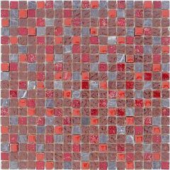 Мозаика Antichita Classica 14 310х310х8 красная CARAMELLE