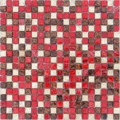 Мозаика Antichita Classica 7 310х310х8 красная CARAMELLE