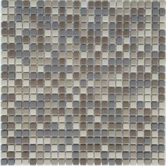 Мозаика стеклянная Crema 315х315 темно-бежевая Bonaparte mosaic