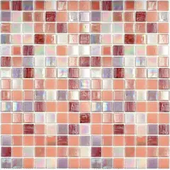 Мозаика стеклянная Flamingo 327х327 розовая Bonaparte mosaic