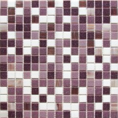 Мозаика стеклянная Pion 327х327 фиолетовая Bonaparte mosaic