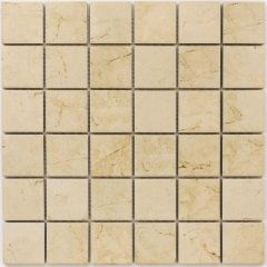 Мозаика керамическая Status Beige 6х300х300 бежевая Bonaparte mosaic