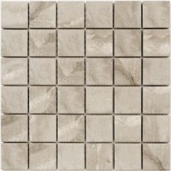 Мозаика керамическая Status Grey 6х300х300 серая Bonaparte mosaic