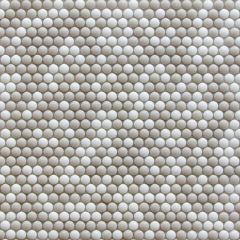 Мозаика стеклянная Pixel cream 325х318 бежевая Bonaparte mosaic