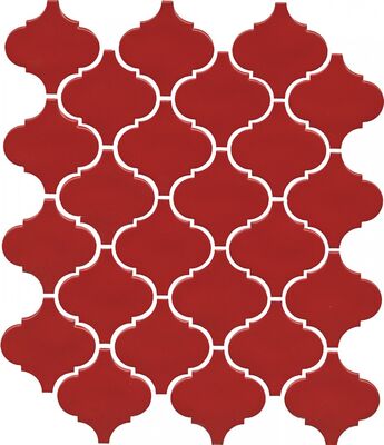 Плитка настенная керамическая Авейру красная глянцевая 65013 260х300 Керама Марацци