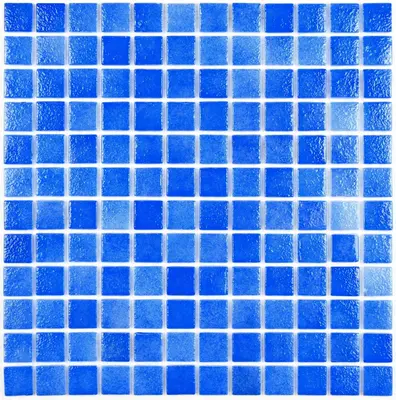 Мозаика стеклянная Atlantis Blue Art 315х315 голубая Bonaparte mosaic