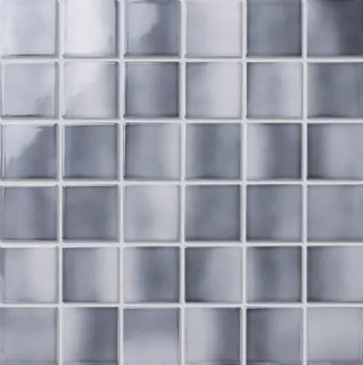 Мозаика керамическая Retro Grey 306х306х6 серая Bonaparte mosaic