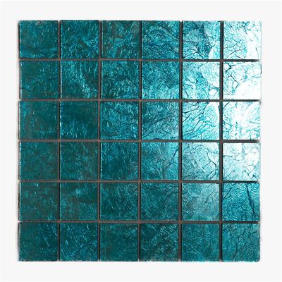 Мозаика ST046 стеклянная 300х300х4 бирюзовая Keramograd