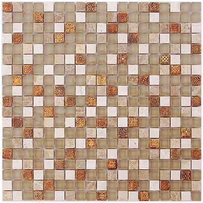 Мозаика Antichita Classica 9 310х310х8 коричневая CARAMELLE