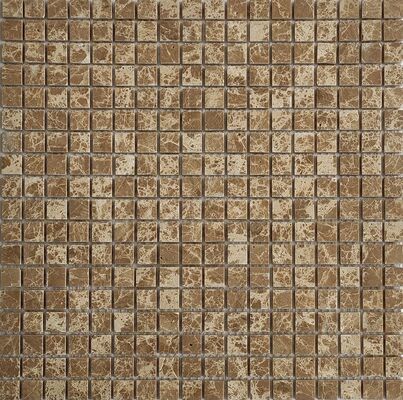 Мозаика KG-33P из камня 305х305х4 светло-коричневая Keramograd
