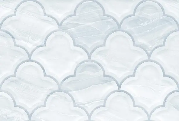 Плитка настенная Ars / Арс Ornament 9AS0239 270х400 голубая Global Tile