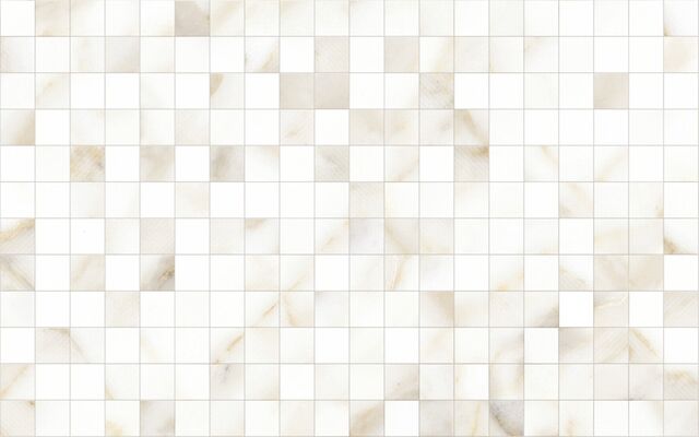 Плитка настенная Calacatta Gold (Калакатта Голд) белая мозаика 10100001118 250х400 Global Tile
