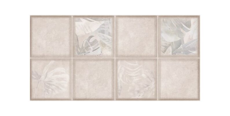 Плитка настенная керамическая Maiolica (Майолика) Collage Crema 315х630 бежевая Kerlife