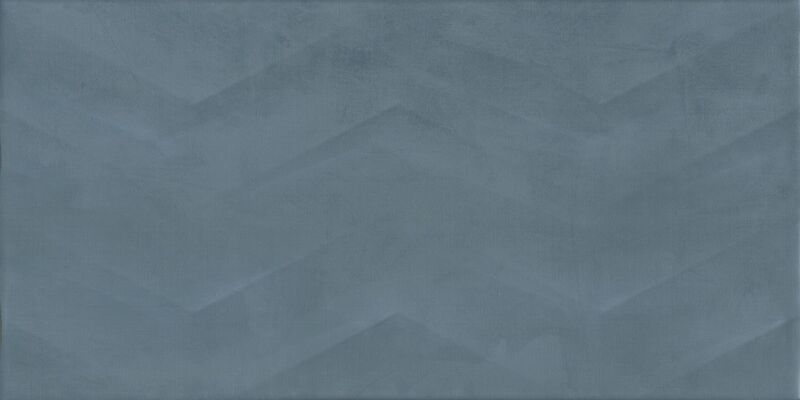 Плитка настенная керамическая Онда структура 11221R 300х600 синяя Керама Марацци