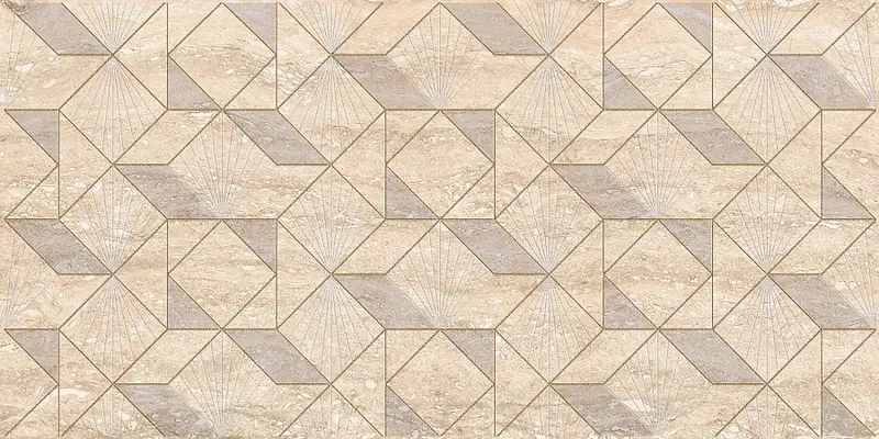 Декор настенный керамический Ascoli (Асколи) Beige Diamond 315х630 бежевый Азори