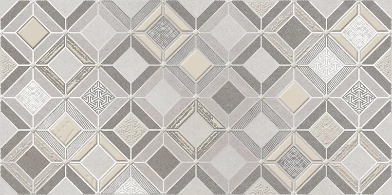 Starck Mosaico 1 201х405 серый декор настенный Азори