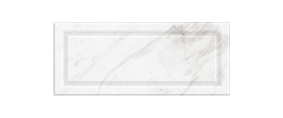 Керамическая настенная плитка Noir (Нуар) white wall 01 250х600 белая Gracia Ceramica