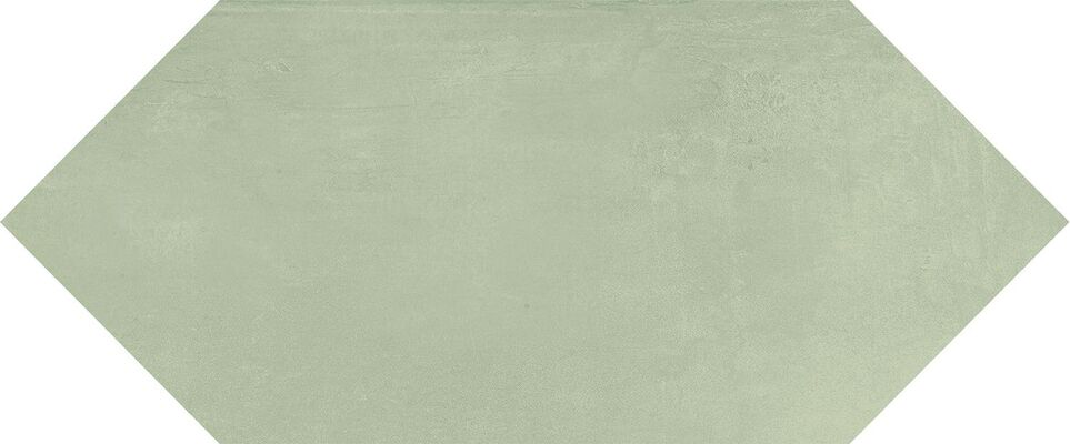 Плитка настенная керамическая Фурнаш грань светло-зеленая 35026 140х340 Керама Марацци